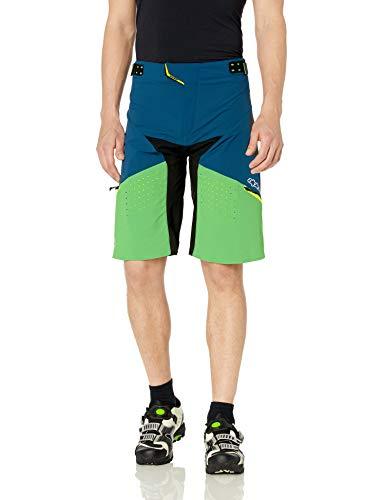 Alpinestars Men'S Drop Pro Shorts Poseidon Blue Summer Green 32