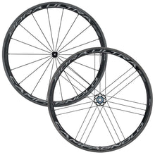 Load image into Gallery viewer, Campagnolo Bora Ultra 35 Dark Clincher Wheel Front And Rear Holes: F: 18 R: 21 Qr F: 100 R: 130 Rim Set
