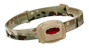 Princeton Tec Quad Tactical Led Headlamp Multicam/Red-Blue-Green-White Leds