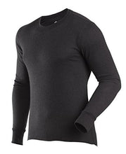 Load image into Gallery viewer, Coldpruf Men'S Dual Layer Crew Neck Long Sleeve Base Layer Top Black Xl
