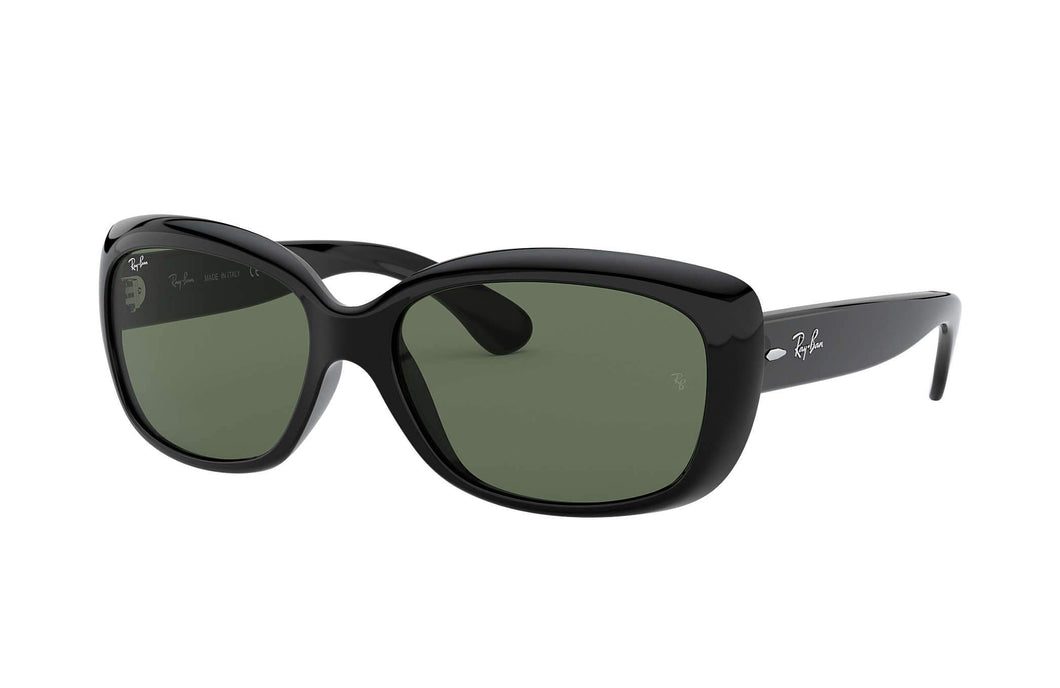 Rayban Jackie Ohh Black Frame Green Classic G-15 Lenses 58Mm