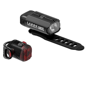 Lezyne Hecto Drive 500Xl / Femto Usb, Light, Set, Black