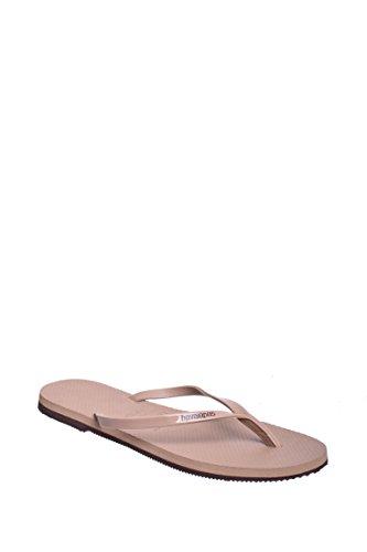 Havaianas Women'S You Metallic Flip Flops  Rose Gold 39/40 Eu (9-10 Us Women)