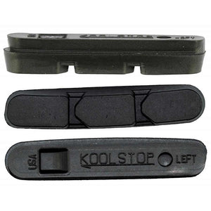 Kool Stop Campagnolo Super Record Road, Caliper Pads, Threaded Posts, Rubber, Pair