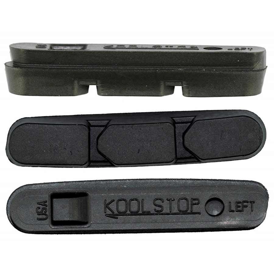 Kool Stop Campagnolo Super Record Road, Caliper Pads, Threaded Posts, Rubber, Pair