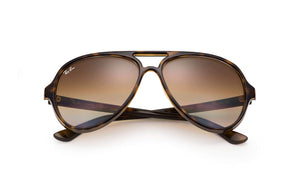 Rayban Cats 5000 Classic Tortoise Frame Light Brown Gradient Lenses 59Mm