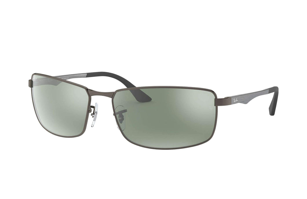 Rayban Rb3498 Black Frame Silver Flash Polarized Lenses 61Mm