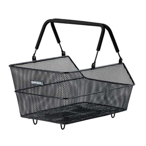Basil Cento Basket Rear Black 39X24X21Cm