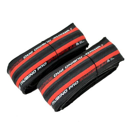Vittoria Rubino G+  Blk/Red/Blk 700X23C
