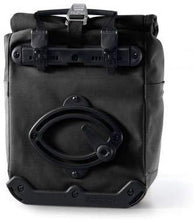Load image into Gallery viewer, Brooks Norfolk Front Travel Pannier With Roll Top Black/Black 26Cm X 33-48Cm X 14Cm
