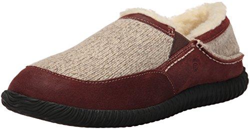 Acorn Men's Rambler Moc Mule, Grey Ragg Wool, 13 B US