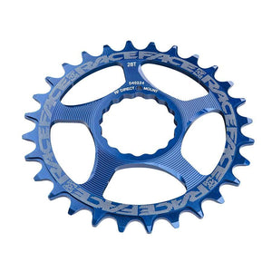 Raceface Cinch Direct Mount, 28T Chainring, 9-12Sp, Bcd: Direct Mount, 7075-T6 Aluminum, Blue