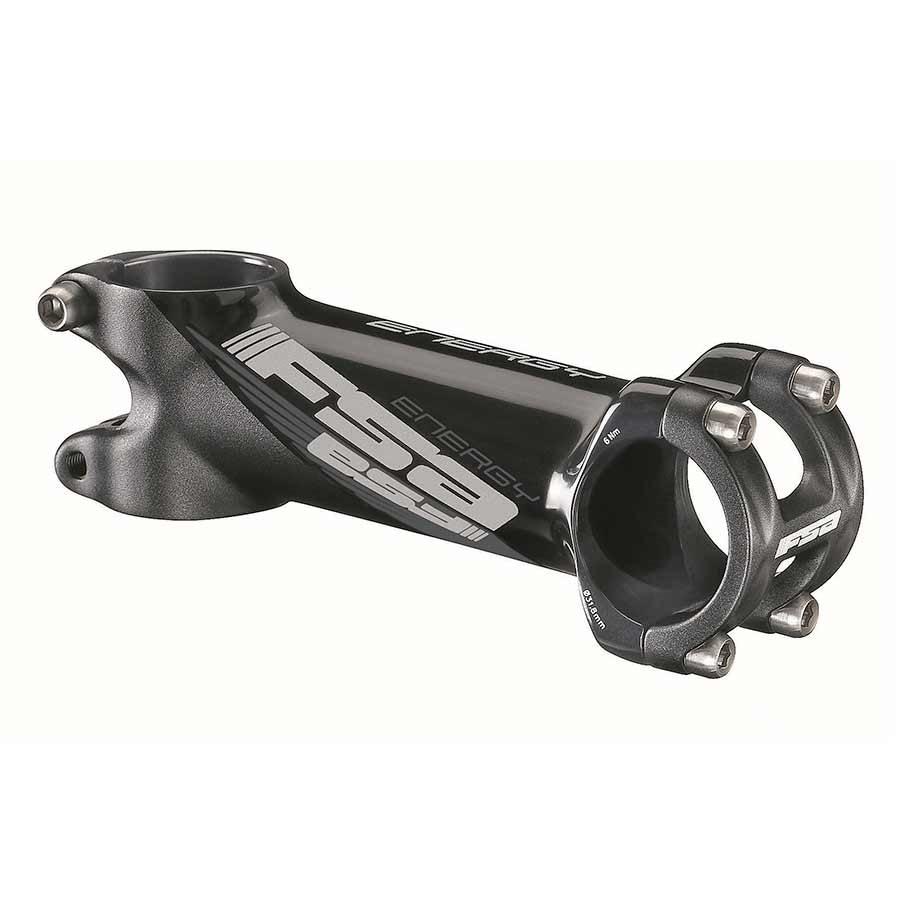 Fsa Energy, Stem, Diameter: 31.8Mm, Length: 80Mm, Steerer: 1-1/8'', ±6°, Black