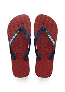 Havaianas Men'S Brasil Flip Flops Red 43/44 M Eu