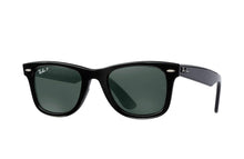 Load image into Gallery viewer, Rayban Wayfarer Ease Black Frame Green Classic G-15 Polarized Lenses 50Mm
