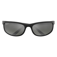 Load image into Gallery viewer, Rayban Predator 2 Black Frame Grey Mirror Polarized Lenses 62Mm
