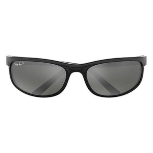 Rayban Predator 2 Black Frame Grey Mirror Polarized Lenses 62Mm