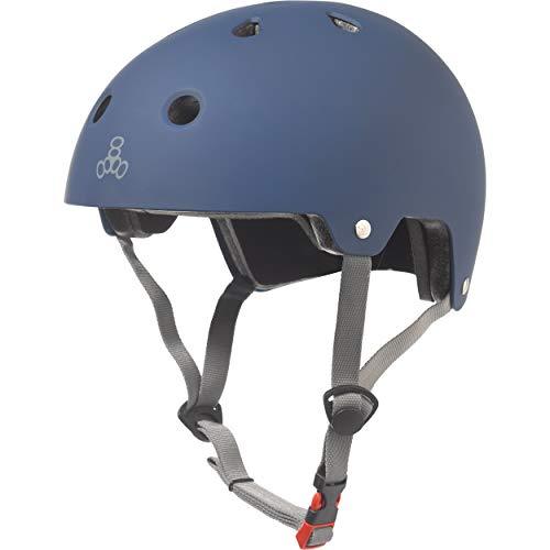 Triple8 Dual Certified Helmet Blue Rubber S/M