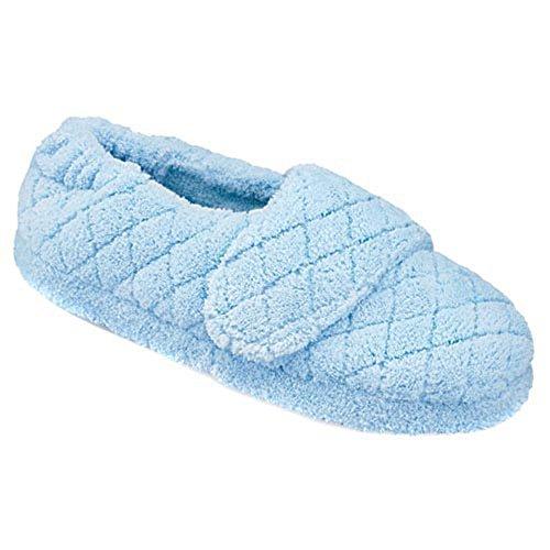 Acorn Women'S Spa Wrap Slipper , Powder Blue, 9.5 - 10.5 M Us