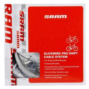 Sram Slickwire Pro Shift Kit - Black Road Or Mtb
