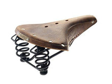 Load image into Gallery viewer, Brooks Saddles B67 Pre-Aged Dark Tan Black Steel
