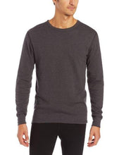Load image into Gallery viewer, Coldpruf Men'S Authentic Dual Layer Long Sleeve Crew Neck Base Layer Top Charcoal Large
