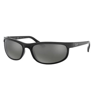 Rayban Predator 2 Black Frame Grey Mirror Polarized Lenses 62Mm