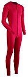 Load image into Gallery viewer, Coldpruf Men'S Dual Layer Long Sleeve Union Suit Red X-Large

