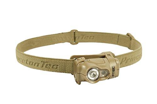 Princeton Tec Byte Tactical Headlamp Tan/Red Leds 100 Lumens