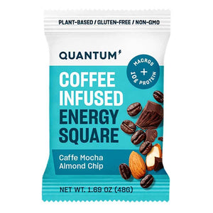 Quantum Squares, Bars, Caffe Mocha/Almond Chip, 10Pcs