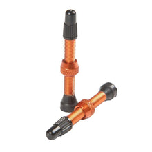 Load image into Gallery viewer, Stans No Tubes, Tubeless Valves, Tubeless Valve, Presta, 44Mm, Orange, Pair
