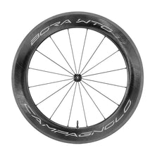 Load image into Gallery viewer, Campagnolo Bora Wto 60 Dark Wheel Front And Rear 700C / 622 Holes: F: 18 R: 21 Qr F: 100 R: 130 Rim Set
