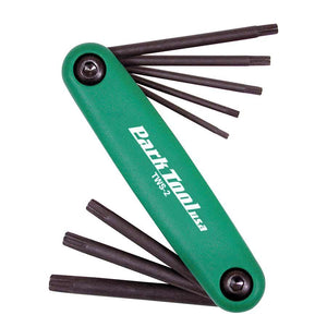 Park Tool Fold-Up Torx Wrench Set T7 - T9 - T10 - T15 - T20 - T25 - T27 - T30 And T40