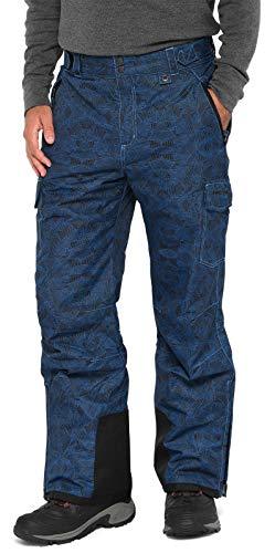 Arctix Mens Snowsports Cargo Pants Diamond Print Nautical Bue M