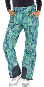 Arctix Womens Insulated Snow Pant Windows Print Blue S