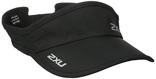 2Xu Run Visor, Black/Black, One Size