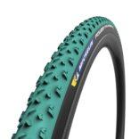 Michelin Power Cyclocross Mud, Tire, 700X33C, Folding, Tubeless Ready, Greencompound, Bead2Bead Protek, 3X120Tpi, Green