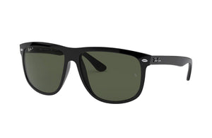 Rayban Rb4147 Black Frame Green Classic G-15 Polarized Lenses 56Mm