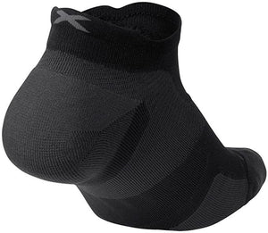 2Xu Vectr Cushion No Show Socks Black/Titanium L