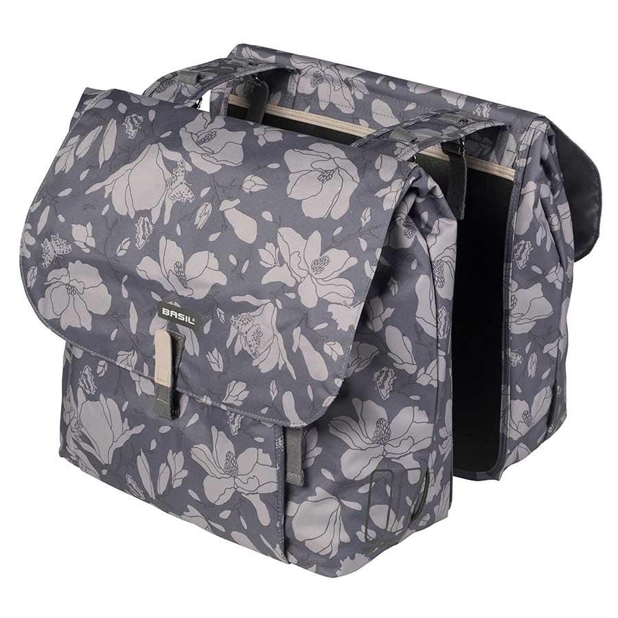 Basil Magnolia Double Bag Blackberry