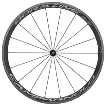 Load image into Gallery viewer, Campagnolo Bora One 35 Dark Clincher Wheel Front And Rear Holes: F: 18 R: 21 Qr F: 100 R: 130 Rim Set
