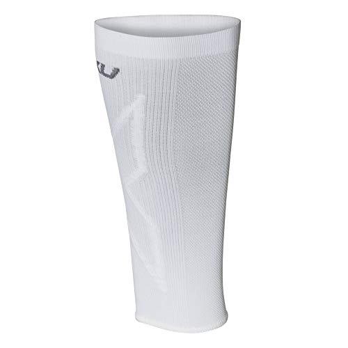 2XU X Compression Calf Sleeves (White, Medium)