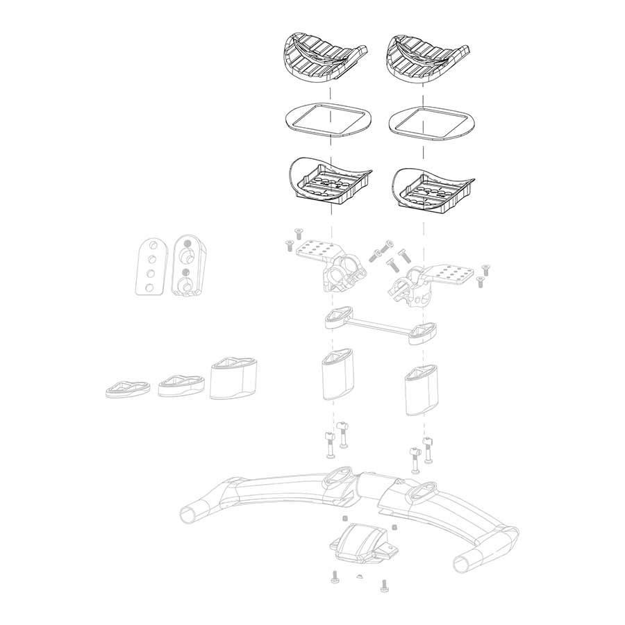 Zipp Vuka Aero C1 Armrest Kit, Kit