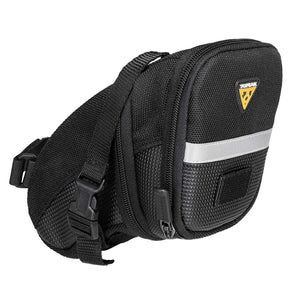 Topeak Aero Wedge W/Straps Blk-Medium