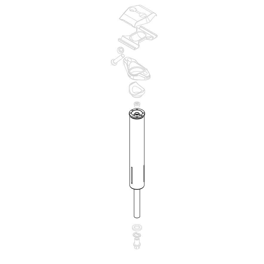 Kind Shock Lev Carbon Oil Pressure Stick, Lev Carbon 65Mm Only