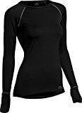 Load image into Gallery viewer, Coldpruf Women'S Quest Performance Base Layer Long Sleeve Crew Neck Top Black X-Large
