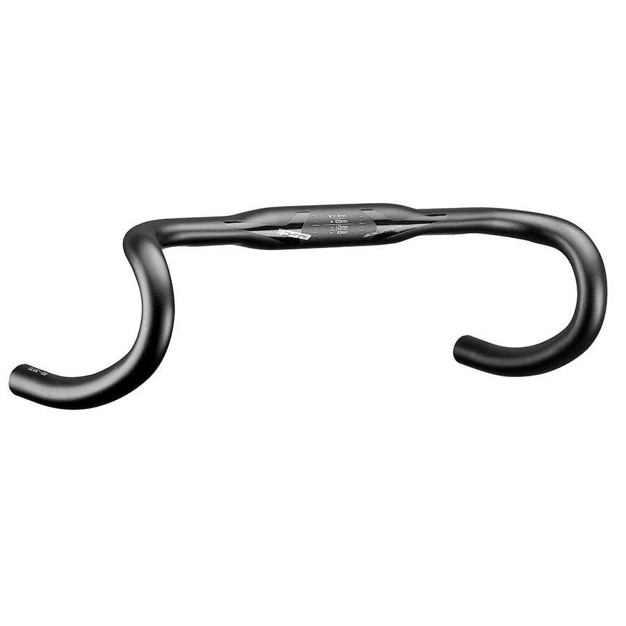 Fsa Gossamer Wing Compact, Drop Handlebar, Diameter: 31.8Mm, 420Mm, Drop: 125Mm, Reach: 80Mm, Black