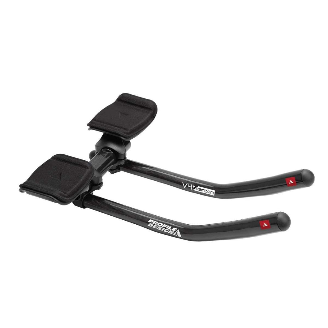 Profile Design V4+ Carbon Aerobar Black 37.5Mmx-31.85Mmx183.2Mm