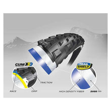Load image into Gallery viewer, Michelin Force Xc  Black 27.5&#39;&#39; 2.25 Folding Tubeless Ready  Gum-X
