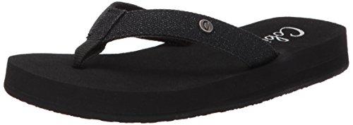 Cobian Women'S Cancun Bounce Flip Flop, Black, 8 M Us